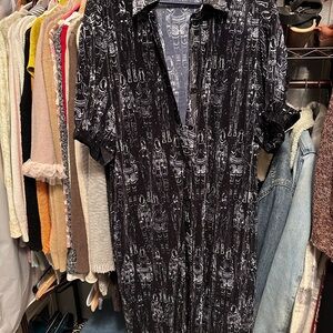 Dressed in LALA Black and White Maxi Dress